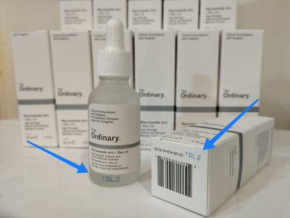 The Ordinary Serum Niacinamide 10% + Zinc 1% Original With Code