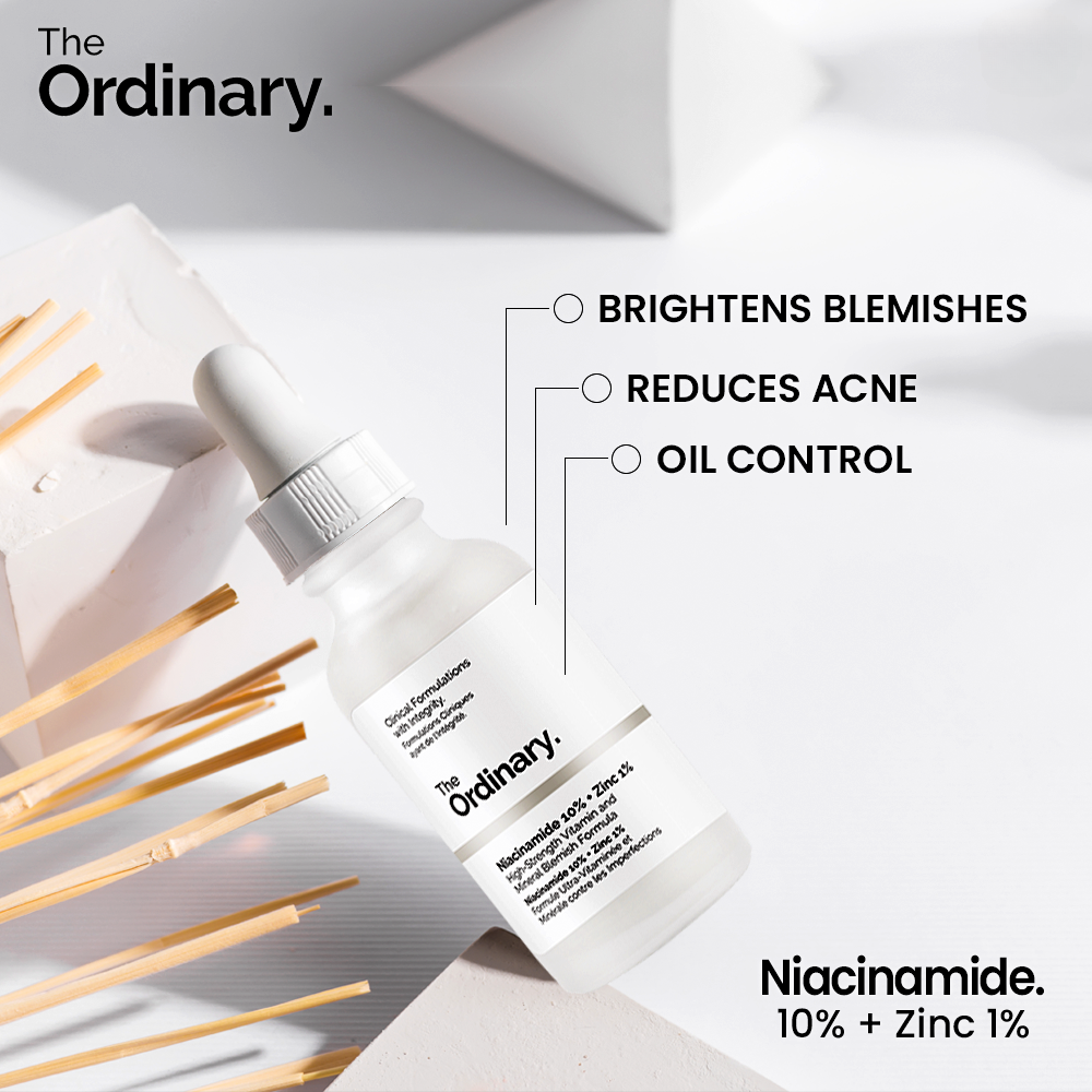 The Ordinary Serum Niacinamide 10% + Zinc 1% Original With Code